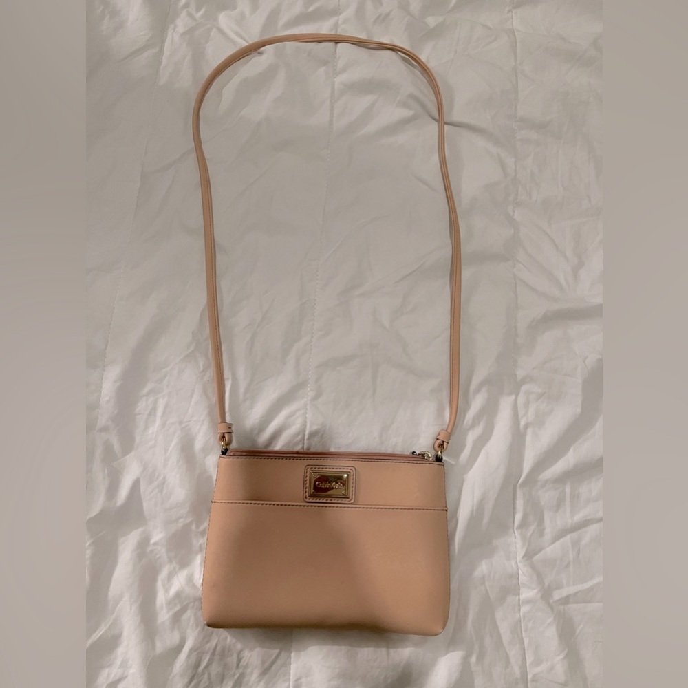 Calvin Klein Nude/Pink Crossbody Bag